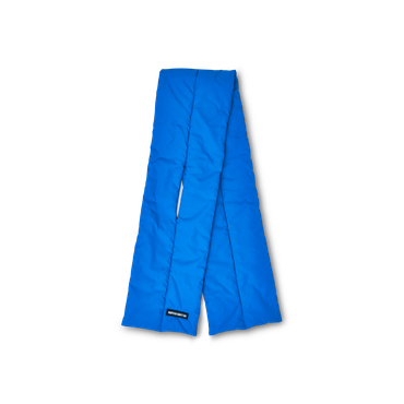 puffer scarf - blue