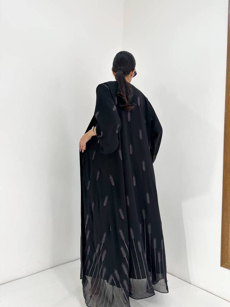 كلوش تطريز شيفون 