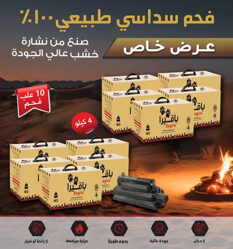 10 كرتون فحم باقيرا 4kg