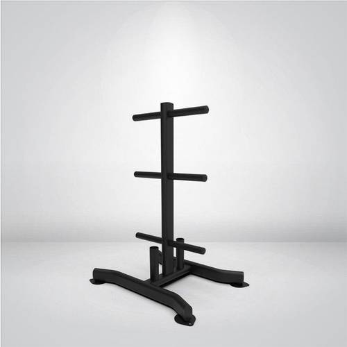 STRANGESTRENGTH Body Solid Olympic Plate Tree and Bar Holder - Y-426