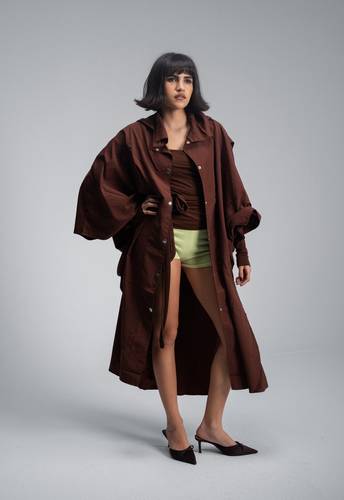 Aleron Light Trench // BROWN //