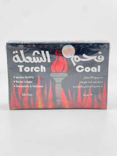 فحم الشعلة سريع الاشتعال 30حبة 