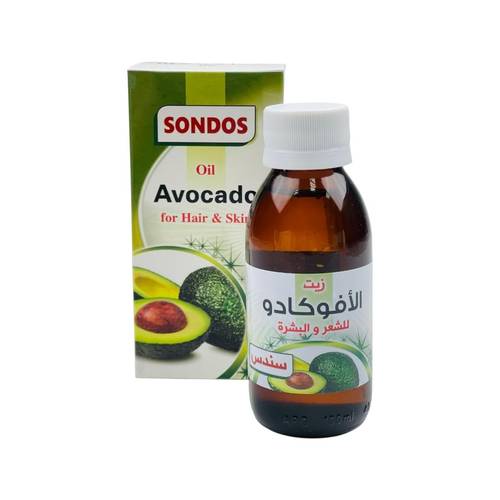 زيت الافكادو للشعر والبشره من سندس 100مل