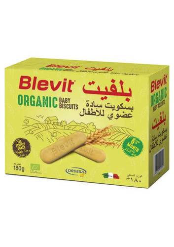 بسكويت اطفال عضوي ١٨٠ جرام