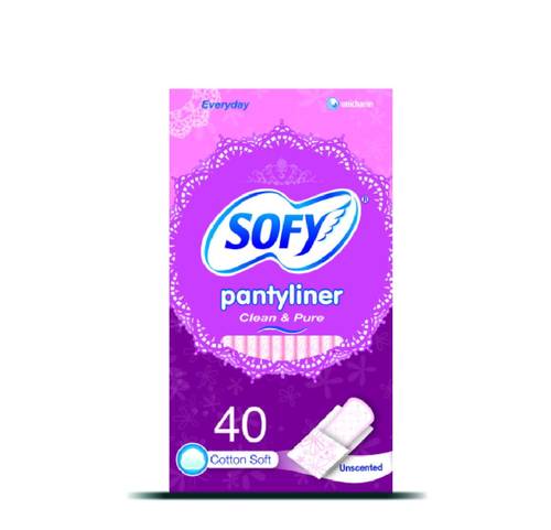 سوفي كلين اند بيور 40 فوطه غير معطرة