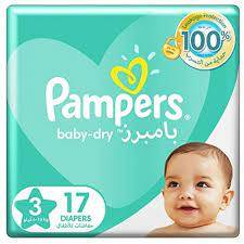 بامبرز حفاضات اطفال (3)&nbsp; 4-9 كجم 18*6ك