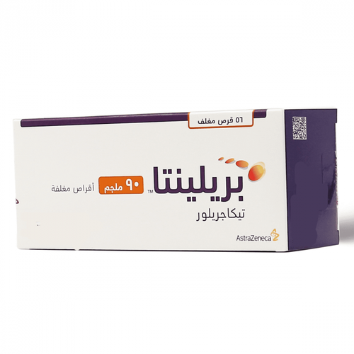 بريلينتا، 90 مجم، مضادة للتجلط - 56 قرص
