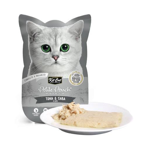 Kitcat Petite Pouch Complete Food-Tuna & Saba 70g