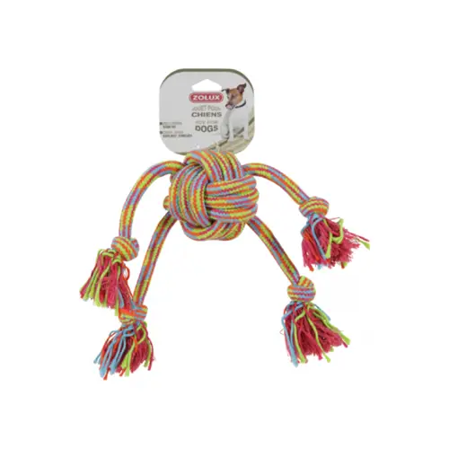Zolux Octopus Rope Toy 43cm Colour