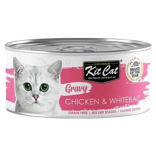 Kit Cat Gravy Chicken & Whitebait 70g