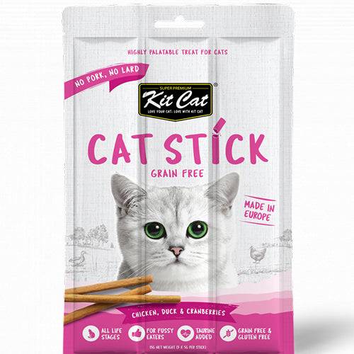 Kit Cat Sticks for cats - Chicken Duck & Cranberries 15g