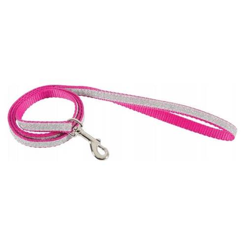 Zolux Shiny Nylon Regular Leash Rose