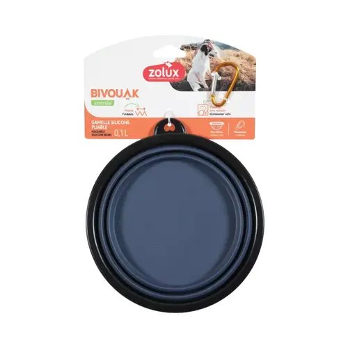 Zolux Bivouak Foldable Bowl 1L Blue