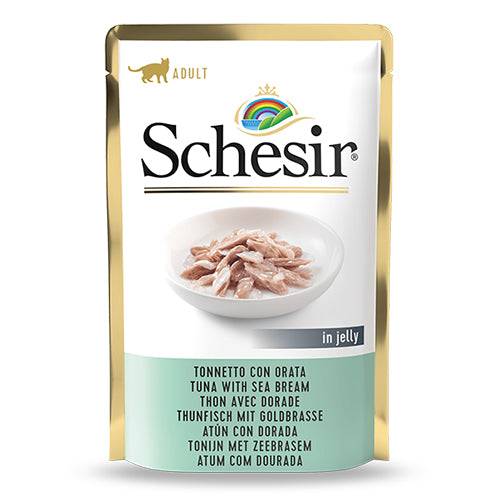 Schesir Cat Tuna with Seabream Pouch 85g
