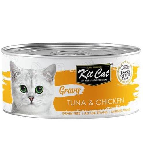 Kit Cat Gravy Tuna & Chicken 70g