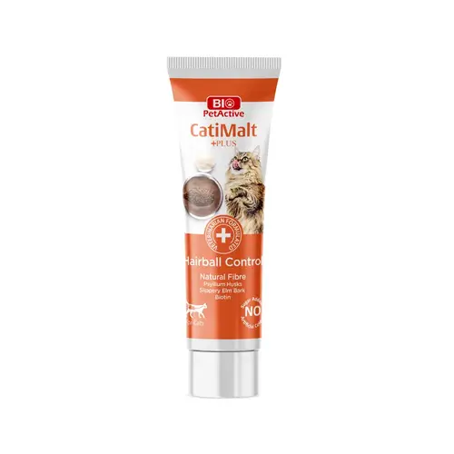 Bio PetActive CatiMalt + Hairball Control Paste for Cats 100ml