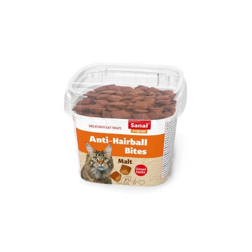 Sanal Malt Anti-Hairball Bites for Cats 75g