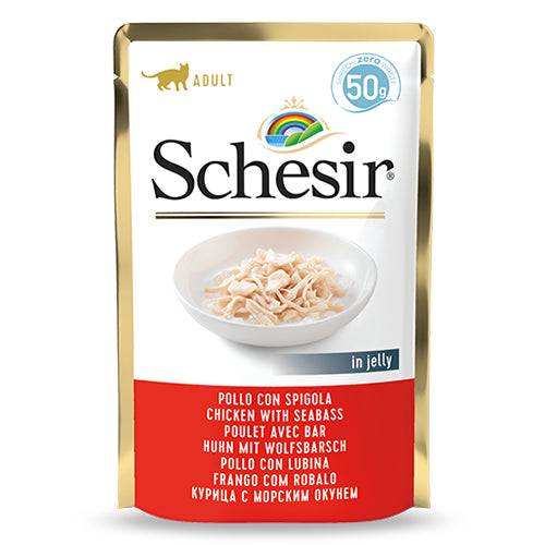 Schesir Cat Pouch Chicken With Bass 85G