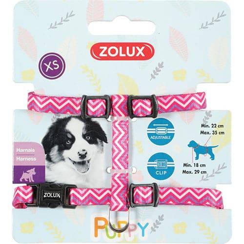 Zolux Puppy Pixie Harness 8Mm Pink