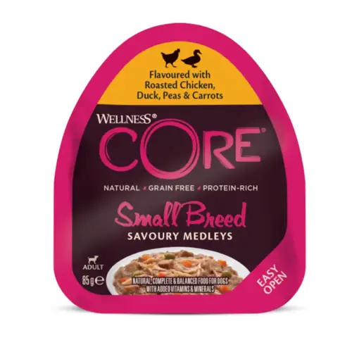 Wellness Core Wet Food Chicken & Duck for S Breed Dogs 85g