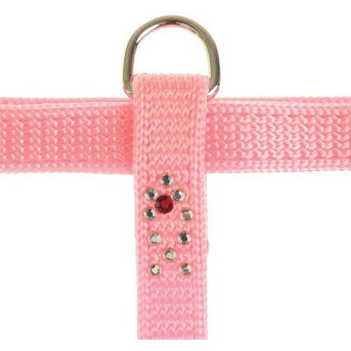 Zolux Nylon Night Fish Harness 10mm for Cats - Pink