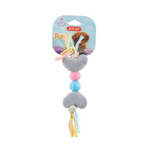 Zolux Puppy Plush Toy Heart xs Grey