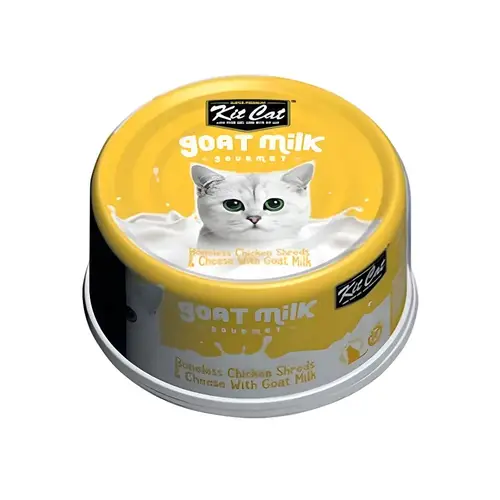 Kit Cat Boneless Chicken Shreds & Cheese With Goat Milk 70g