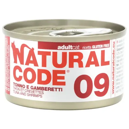 Natural Code 09 Cans Tuna & Shrimp for Cats 85g