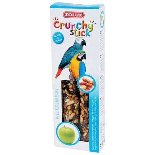 Zolux Crunchy Stick For Parrot Peanut and Apple 115 g