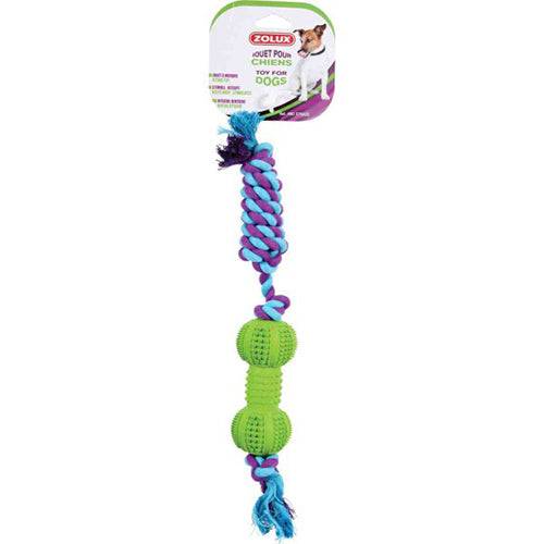 Zolux Rubber Toy Rope Ball 12cm