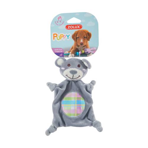 Zolux PUPPY XS PLUSH TOY DOUDOU GREY For Dogs