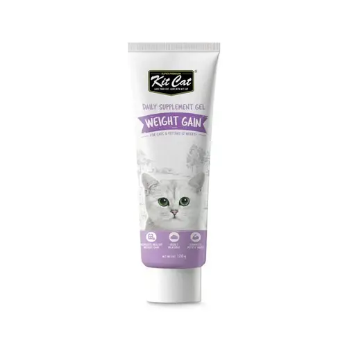 Kit Cat Daily Supplement Gel Weight Gain for Cat & Kittens 120g