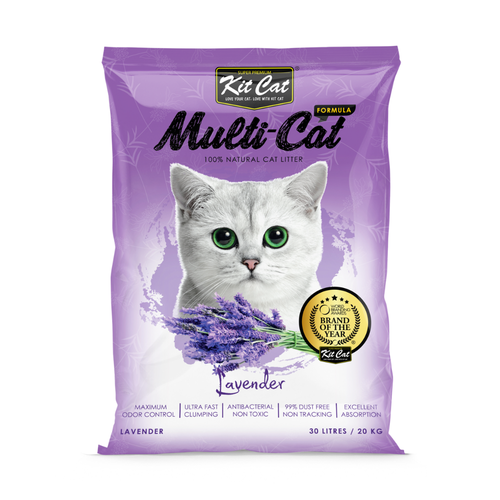 Kit Cat MultiCat Cat Sand 30L - Lavender