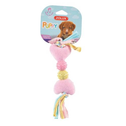Zolux Puppy Plush Toy Heart xs Pink
