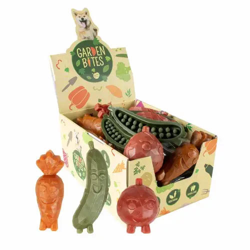 Garden Bites Veggie Buddies Display L-11cm-90g x30 Sticks