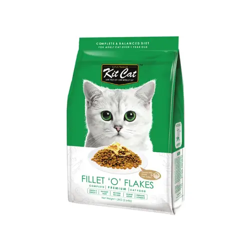 Kit Cat Fillet 'O' Flakes Dry Cat Food 1.20kg