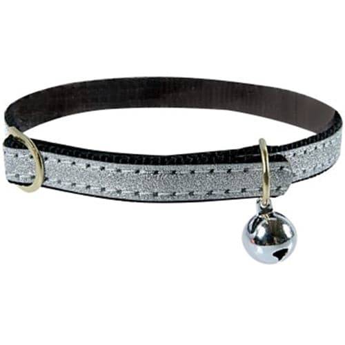 Zolux Nylon Collar Lame 30cm for Cats - Black