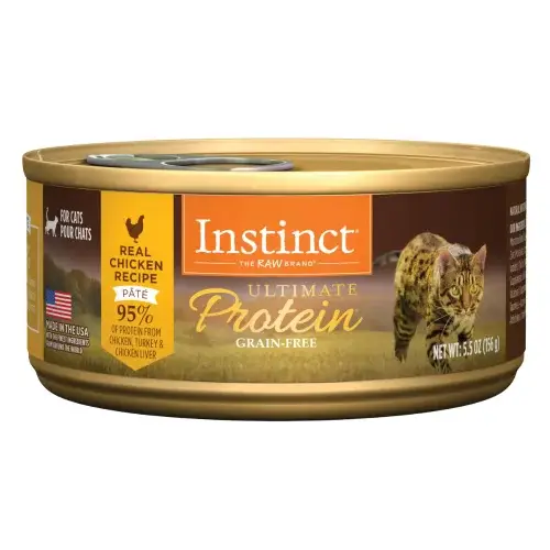 Instinct Ultimate Protein Pate Cans Chicken for Cats 156g