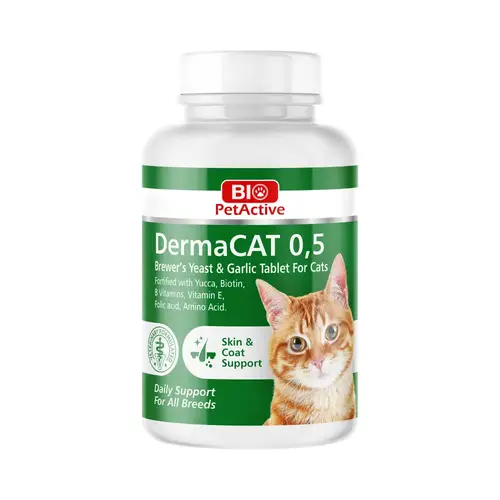 Bio PetActive DermaCat 0,3 Skin & Coat Support 75 Tablets 22.5g