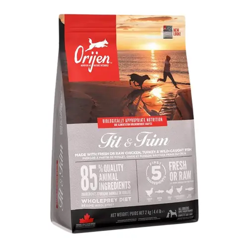 Orijen Fit & Trim Dry Food Chicken, Turkey & Fish for Dogs 2kg