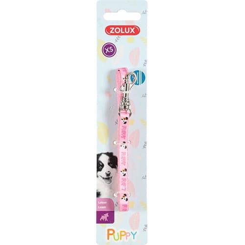 Zolux Puppy Mascot Leash 8Mm Pink