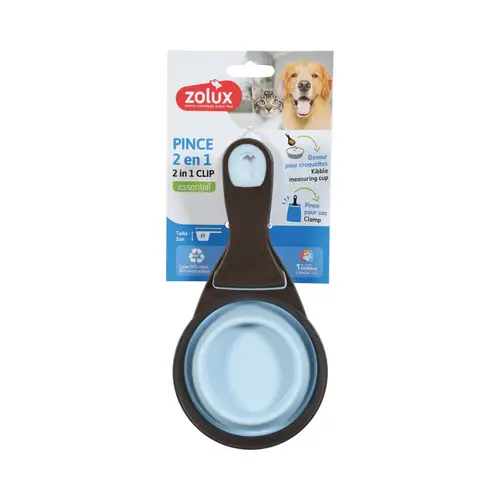 Zolux Silicone Measure Cup Medium Blue
