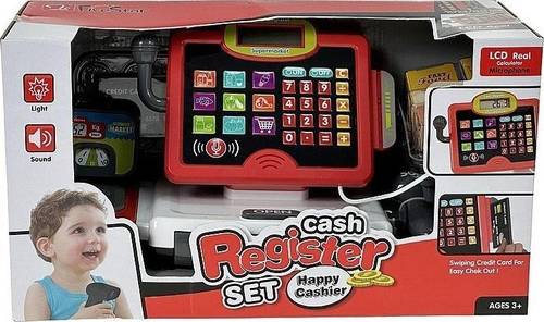 Cashier play set with 20 pieces