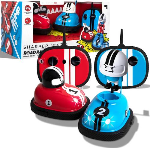 Sharper Image | Remote Control Road Rage Speed Bumper Cars 2 Pack