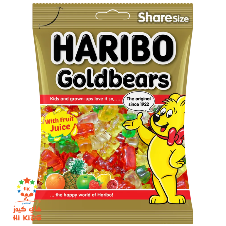 هاريبو | حلوى الجيلي Goldbears الاصلية - منذ عام 1922
