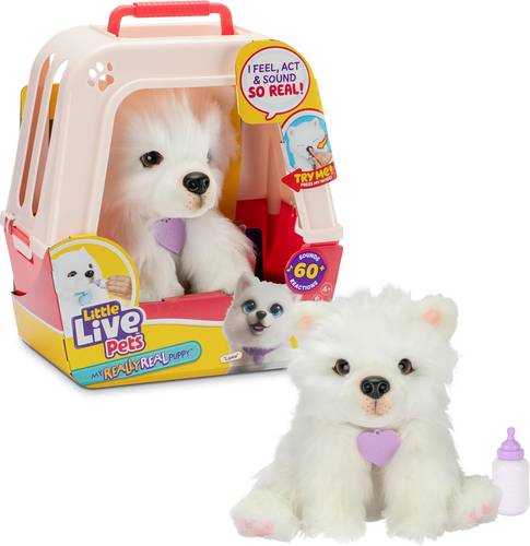 Little Live | Pets My Really Real Puppy Luna The Samoyed Interactive Puppy 60+ Sounds and Reactions