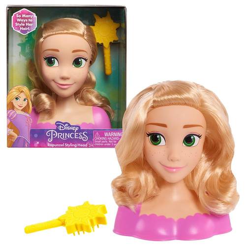 Disney | Miniature Princess Rapunzel Hairdressing Head 17cm