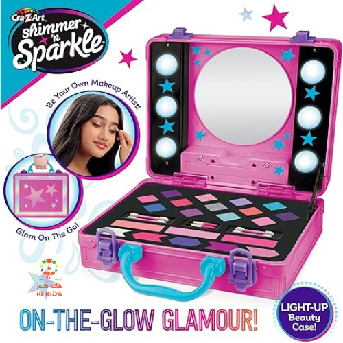 Shimmer and Sparkle | Makeup bag with light for children