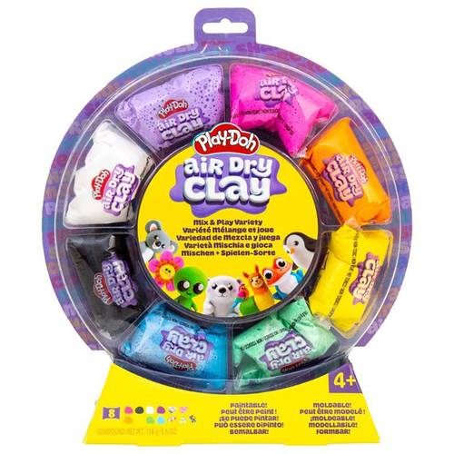 Play-Doo | Air-Drying Clay, 8 Different Colors