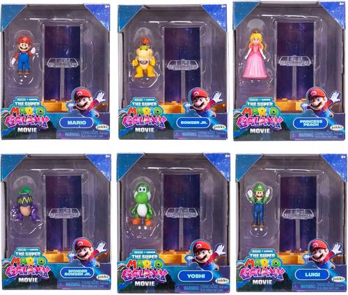 Super Mario | Galaxy Movie Mario with Star Launcher Figure